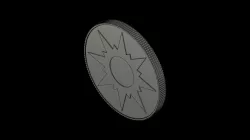 Day/Night coin for games like Magic
