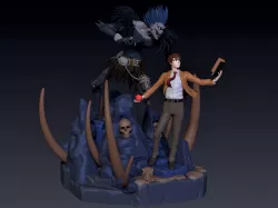 Death note Light ryuk