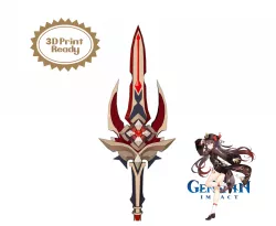 Deathmatch Digital 3D Model - Genshin Impact Cosplay