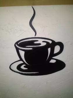 deco coffee cup . coffee cup deco