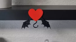 Devil's heart Wall key hanger