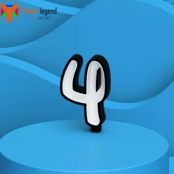 Disney-type Numbers/Disney-type Birthday Numbers Number 4