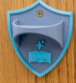 DnD Miniature Display Shelf with Wizard Icon - MMU
