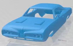 Dodge Coronet Super Bee 1970 Printable Body Car