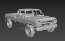 Dodge RAM body for SCX10(RC body)