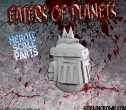 Eaters of Planets Slat Helm with spikes