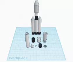 Falcon 9 Heavy blunt case