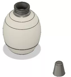 FFX Auron Nog Bottle
