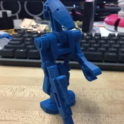 Fixed Battle Droid with Blaster