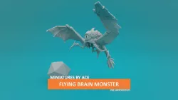 Flying Brain Monster