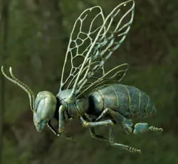 Flying Honey Bee