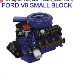 Ford V8 Small Block in 1/24 scale