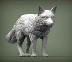 Fox 3D print model
