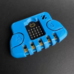 Gamer case for BBC micro:bit v2 (remix, WIP)