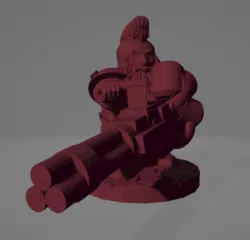 Gatling Laser Mohawk Space Dwarf