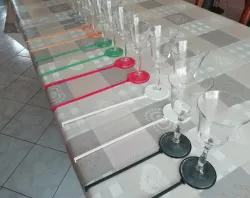 glass marker for the blind