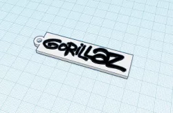 Gorillaz Keychain