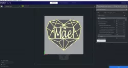 HEART GEOMETRIC MOM