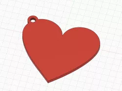 Heart key ring