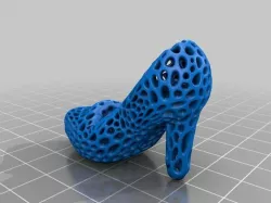 High heel shoe - Voronoi style