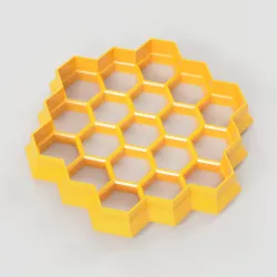 HONEYCOMB COOKIE CUTTERS SET - 5 Sizes