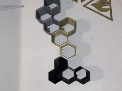 honeycomb shelf + drawer