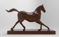 horse model carving