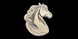 Horse silhouette