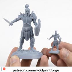 3D Printable Chaos Pact Team 16 miniatures Fantasy Football 32mm  PRE-SUPPORTED by RN Estudio