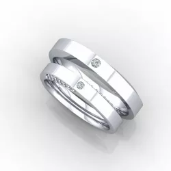 Infinity wedding ring