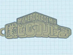Keychain Logo My hero academy. Boku no hero
