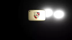 KEYCHAIN PORSCHE PLATE