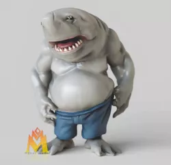 King Shark - Chibi version-Suicide Squad-fanart