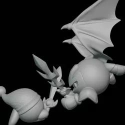 Kirby vs Meta Knight Kirby and the Forgotten Land Figure