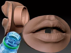 Kissy Lips bottle cap 4 items Collection