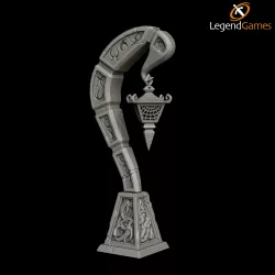 Lamp - Drow Underdark Lamp Post lantern - LegendGames