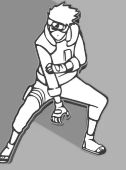 lamp led naruto, KAKASHI