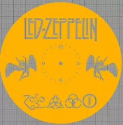 Led Zeppelin clock