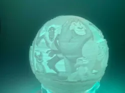 LION KING DISNEY NIGHT LIGHT LITHOPHANE