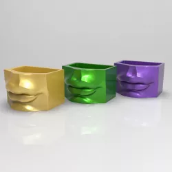 Lips of David pot