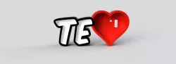 LUMINARIA DE LED COM NOME: TEAMO