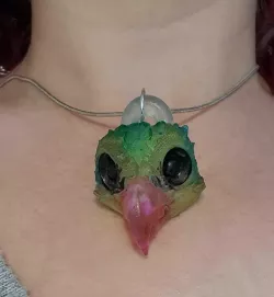 macaw bird parrot- jewellery, pendant, necklace, ear ring