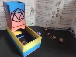 Magnetic Dice Tower
