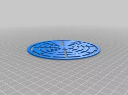 Mandala Schablone /Mandala Stencil  / Dot Painting 12cm
