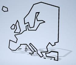 map of europe printable 3D Models | Page 1 | STLFinder