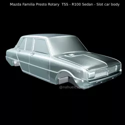 Mazda Familia Presto Rotary TSS - R100 Sedan - Slot car body