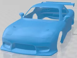 Mazda RX-7 Time Attack Spec Printable Body Car