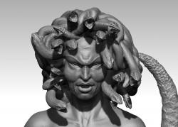 Gorgon Sisters Stheno Revenge / Medusa Sister / Half Snake Woman