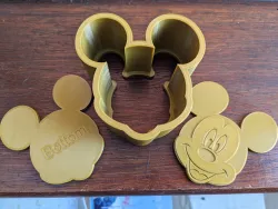 Mickey and Minnie Mouse Face Bathbomb Moulds