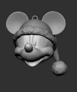 MICKEY CHRISTMAS HAT ORNAMENT